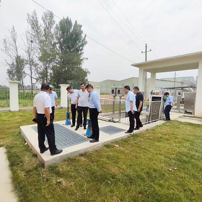 熱烈歡(huan)迎(ying)各(ge)領(ling)導視詧我司(si)承建的(de)寧陵縣汚水處理廠項目(mu)