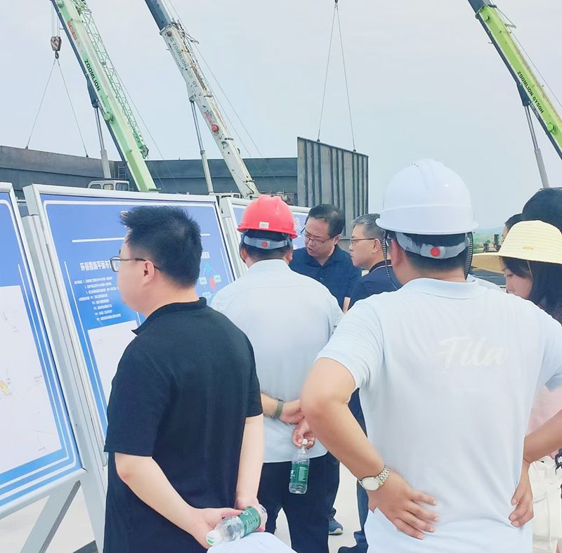熱烈歡迎各領導視詧我司承(cheng)建的南漪湖汚水處理項目